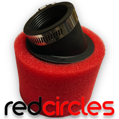 Filtro aria angolato rosso - aria,